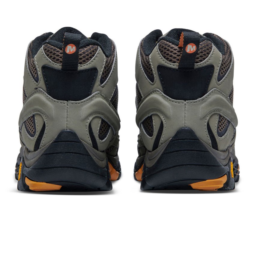 Chaussures Randonnée Merrell Moab 2 Mid GORE-TEX Vert Foncé Olive Homme | J.P.HTQZ